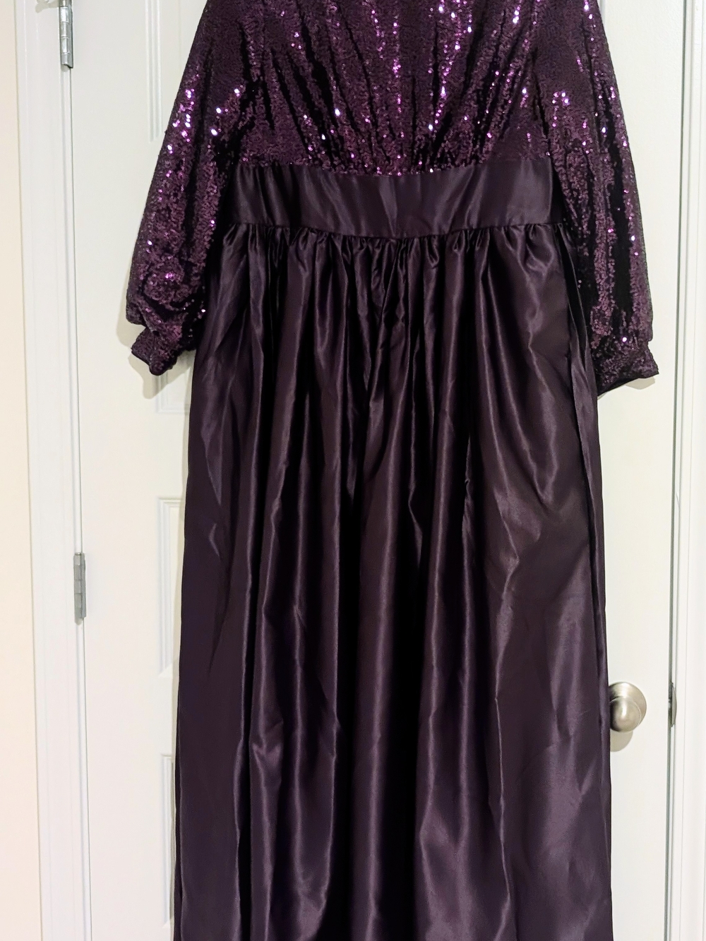 Girls' Sparkle Sequin Purple Party Dress